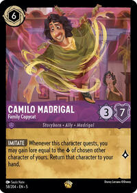 Camilo Madrigal - Family Copycat - Shimmering Skies - 58/204