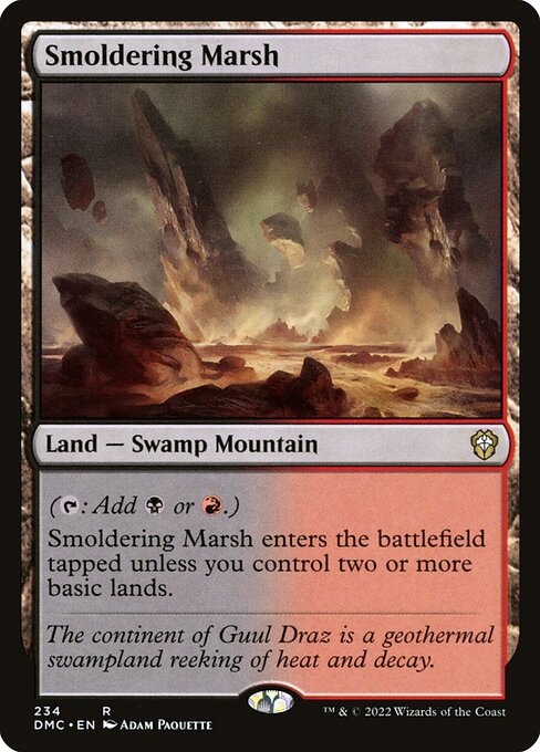 Smoldering Marsh - Dominaria United Commander - 234