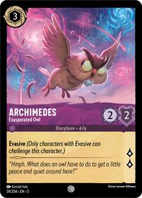 Archimedes - Exasperated Owl - Shimmering Skies - 39/204