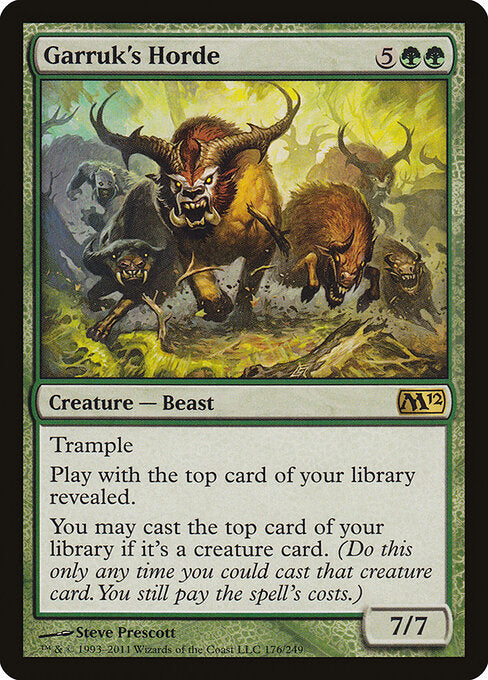 Garruk's Horde - Magic 2012 - 176