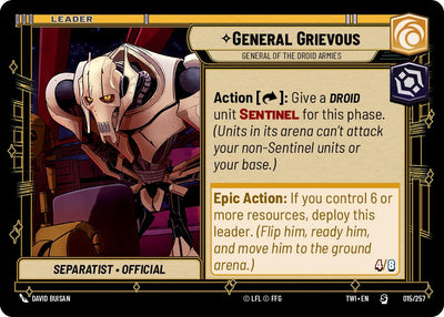 General Grievous - General of the Droid Armies (015/257) (015/257) [Twilight of the Republic]