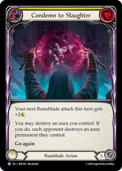 Condemn to Slaughter (Yellow) [ROS128] (Rosetta)  Rainbow Foil
