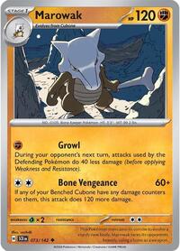Marowak - SV07: Stellar Crown - 073/142