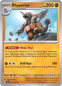 Rhyperior - SV07: Stellar Crown - 076/142