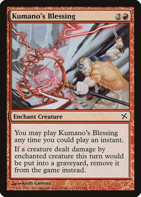 Kumano's Blessing - Betrayers of Kamigawa - 111