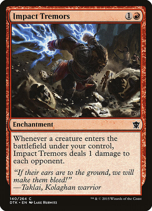 Impact Tremors - Dragons of Tarkir - 140