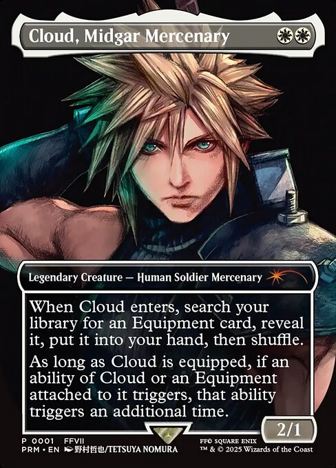 Cloud, Midgar Mercenary - Pro Tour Promos - 2025-1