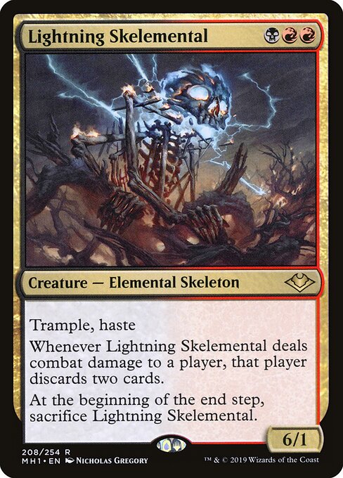 Lightning Skelemental - Modern Horizons - 208
