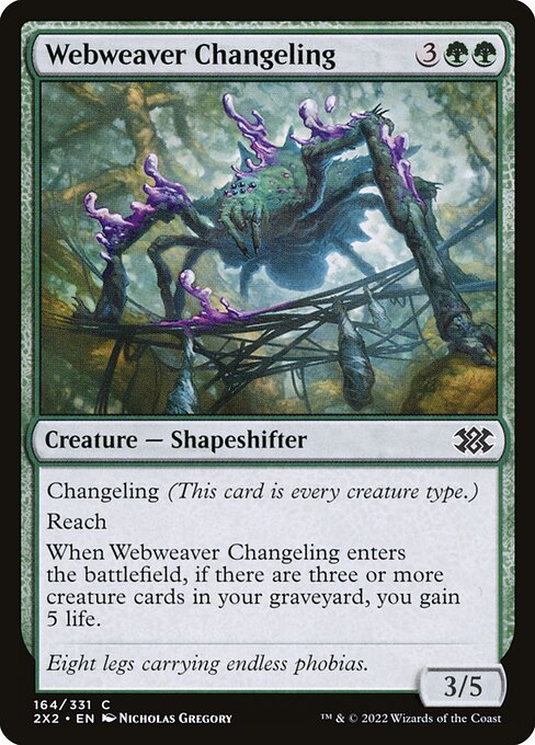 Webweaver Changeling - Double Masters 2022 - 164