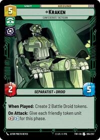 Kraken - Confederate Tactician - Twilight of the Republic - 084/257