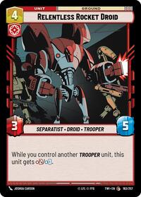 Relentless Rocket Droid - Twilight of the Republic - 163/257