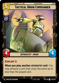 Tactical Droid Commander - Twilight of the Republic - 184/257