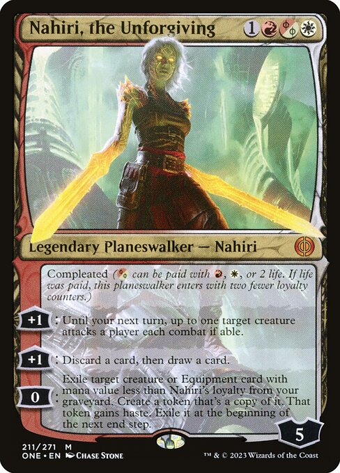 Nahiri, the Unforgiving - Phyrexia: All Will Be One - 211