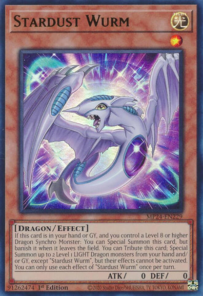 Stardust Wurm [MP24-EN229] Ultra Rare