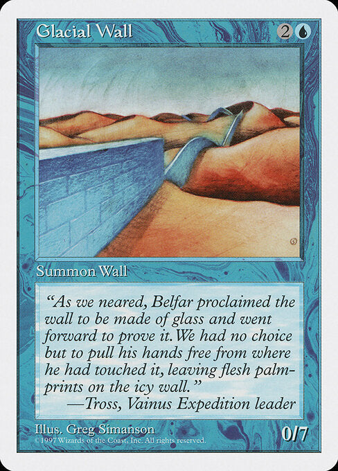 Glacial Wall - Fifth Edition - 91