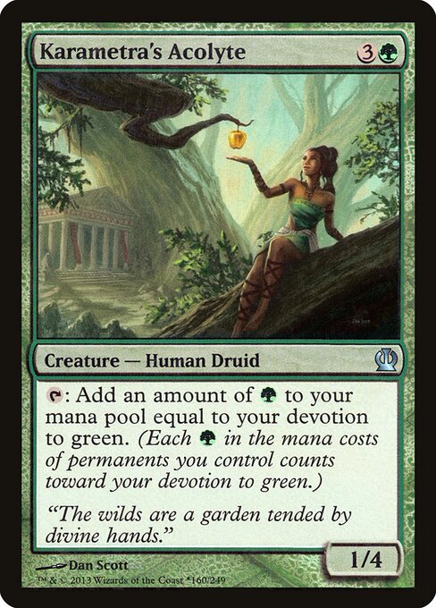 Karametra's Acolyte - Theros Promos - 160