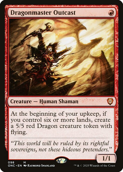 Dragonmaster Outcast - Phyrexia: All Will Be One Commander - 98