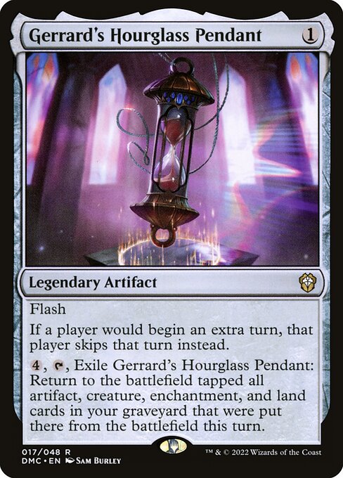 Gerrard's Hourglass Pendant - Dominaria United Commander - 17