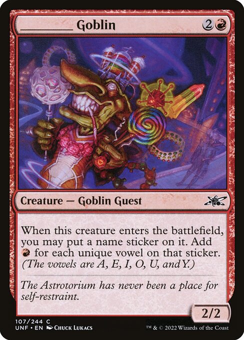 _____ Goblin - Unfinity - 107