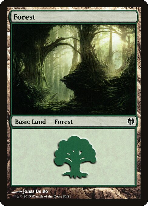 Forest - Duel Decks: Heroes vs. Monsters - 80