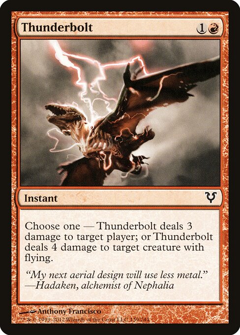 Thunderbolt - Avacyn Restored - 159