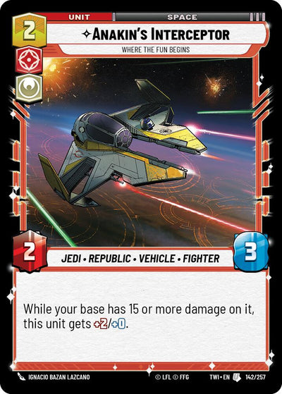Anakin's Interceptor - Where the Fun Begins (142/257) (142/257) [Twilight of the Republic]