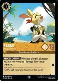 Rabbit - Indignant Pirate - Azurite Sea - 22/204
