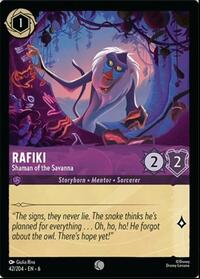 Rafiki - Shaman of the Savanna - Azurite Sea - 42/204