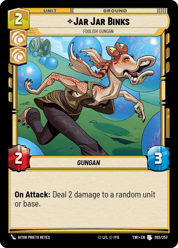 Jar Jar Binks - Foolish Gungan (202/257) (202/257) [Twilight of the Republic]