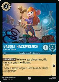 Gadget Hackwrench - Creative Thinker - Azurite Sea - 139/204
