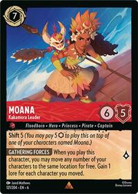Moana - Kakamora Leader - Azurite Sea - 121/204