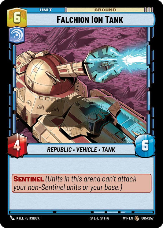 Falchion Ion Tank (065/257) (065/257) [Twilight of the Republic]
