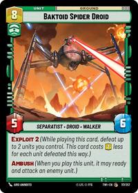Baktoid Spider Droid - Twilight of the Republic - 117/257