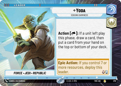 Yoda - Sensing Darkness (279) (Hyperspace) (279) [Twilight of the Republic]