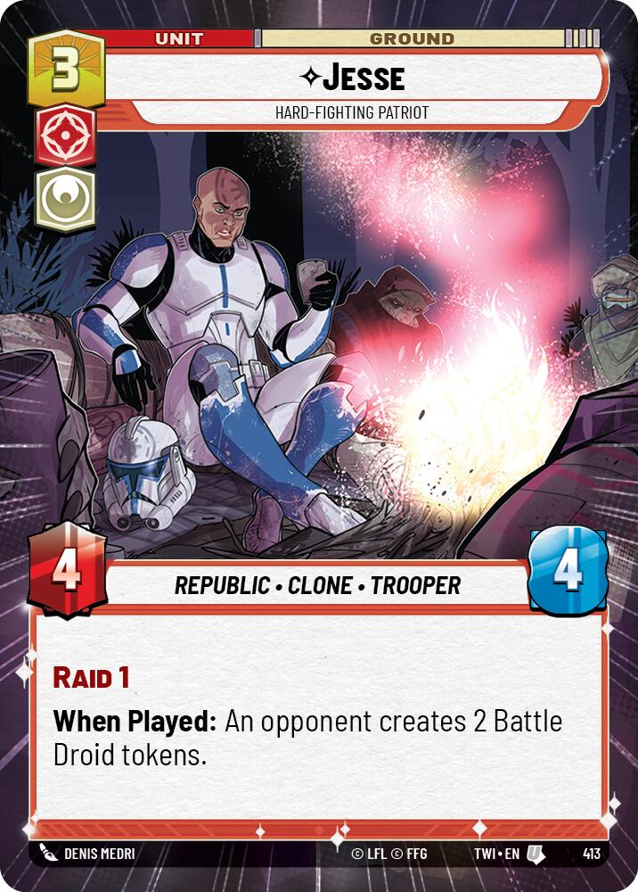 Jesse - Hard-Fighting Patriot (413) (Hyperspace) (413) [Twilight of the Republic]