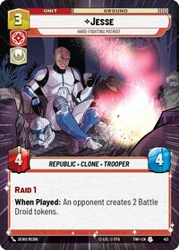 Jesse - Hard-Fighting Patriot (Hyperspace) - Twilight of the Republic - 413