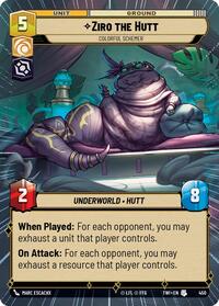 Ziro the Hutt - Colorful Schemer (Hyperspace) - Twilight of the Republic - 450