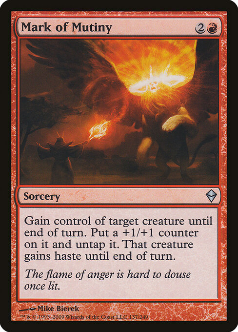 Mark of Mutiny - Zendikar - 137