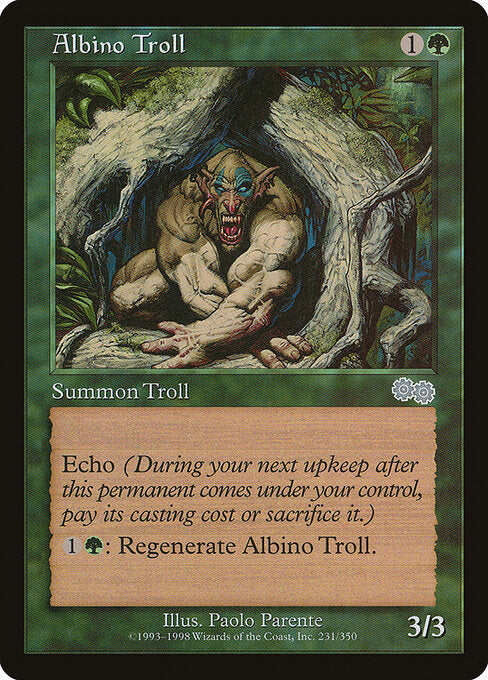 Albino Troll - Urza's Saga - 231