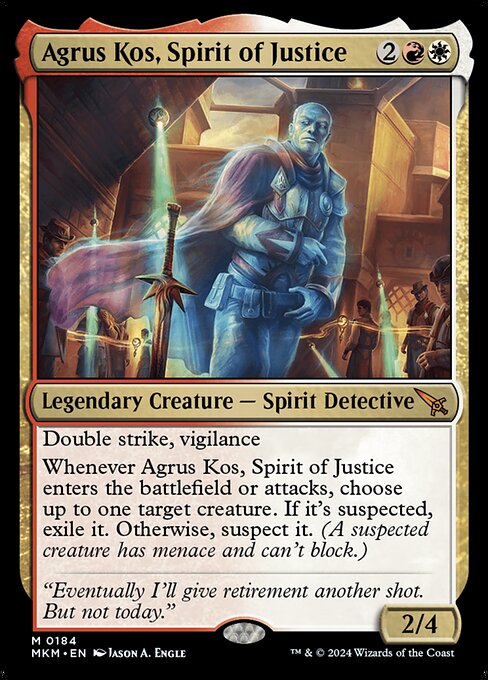 Agrus Kos, Spirit of Justice - Murders at Karlov Manor - 184
