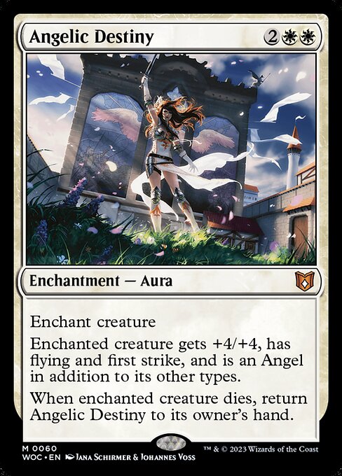 Angelic Destiny - Wilds of Eldraine Commander - 60