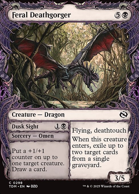 Feral Deathgorger // Dusk Sight - Tarkir: Dragonstorm