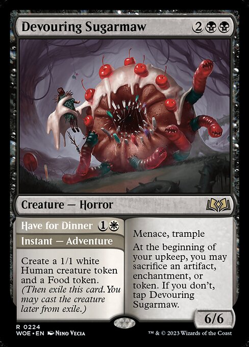 Devouring Sugarmaw // Have for Dinner - Wilds of Eldraine - 224