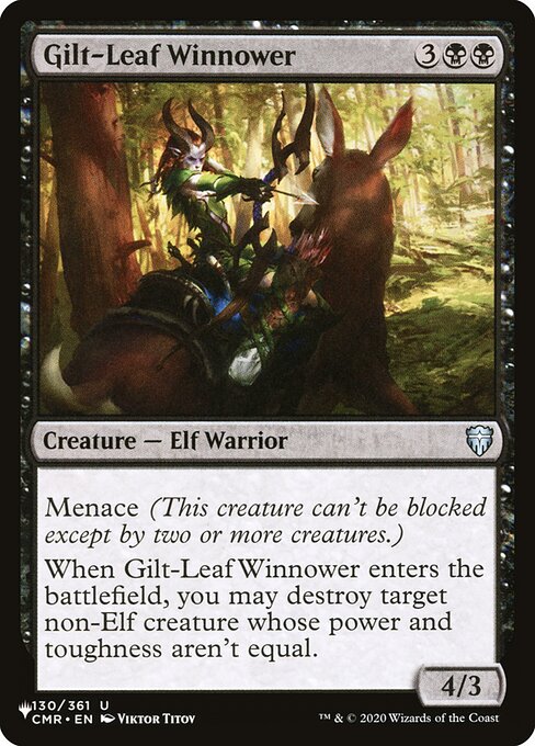 Gilt-Leaf Winnower - The List - CMR-130