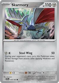 Skarmory - 124/191 - SV08: Surging Sparks - 124/191