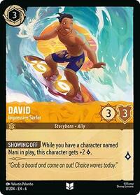 David - Impressive Surfer - Azurite Sea - 8/204