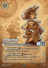 Captain Amelia - Commander of the Legacy (Enchanted) - Azurite Sea - 221/204