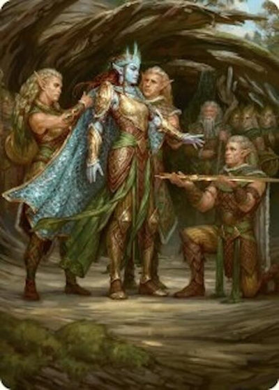 Lathril, Blade of the Elves Art Card (48/54) [Foundations Art Series]