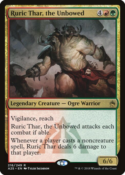 Ruric Thar, the Unbowed - Masters 25 - 216