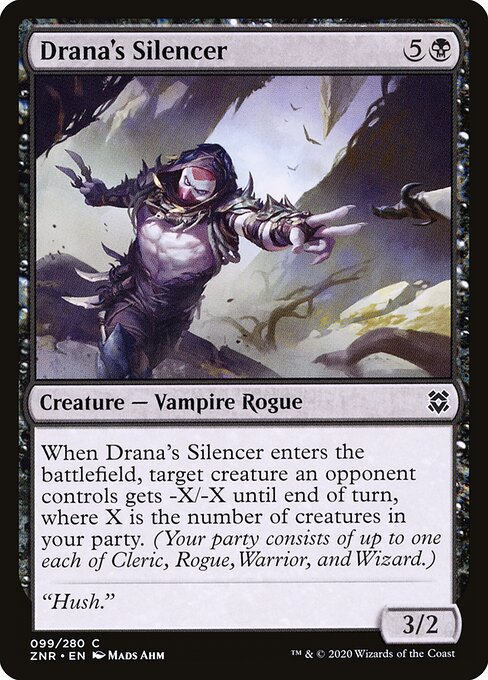 Drana's Silencer - Zendikar Rising - 99